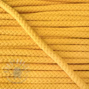 Pamučna upletena vrpca 8 mm lemon