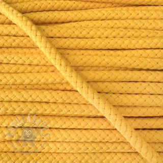 Pamučna upletena vrpca 8 mm lemon
