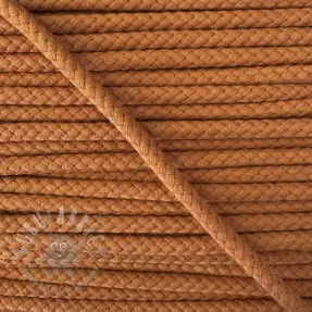 Pamučna upletena vrpca 8 mm caramel