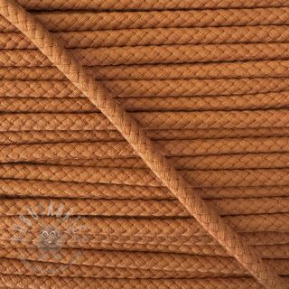 Pamučna upletena vrpca 8 mm caramel