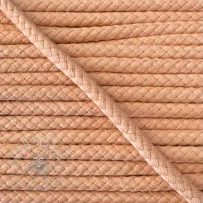Pamučna upletena vrpca 8 mm peach