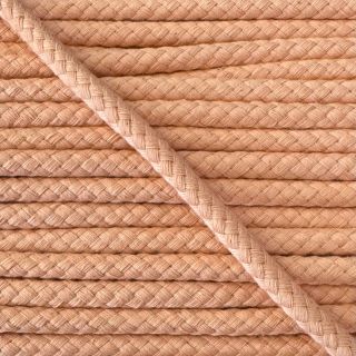 Pamučna upletena vrpca 8 mm peach