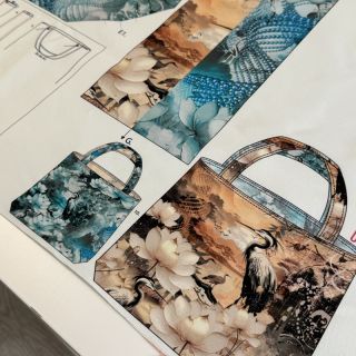 Dekorativna tkanina BAG Heron panel