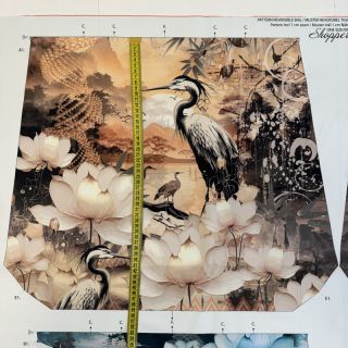 Dekorativna tkanina BAG Heron panel