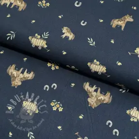Pamuk Ponny navy digital print