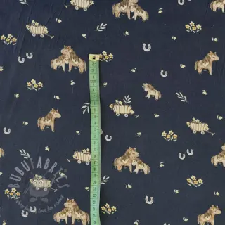 Pamuk Ponny navy digital print