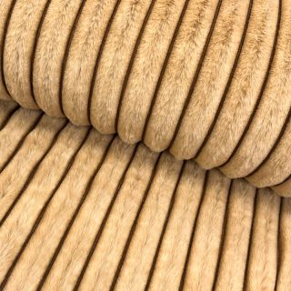 Umjetno krzno Shadow stripes bronze