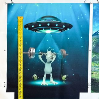 Dekorativna tkanina KIDS BACKPACK Alien my friend PANEL