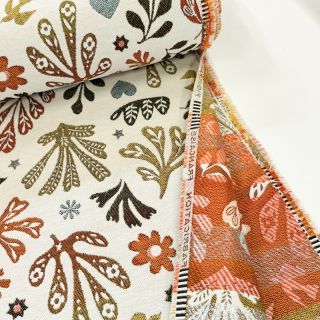 Dekorativna tkanina jacquard FIGUERAS allover blanc