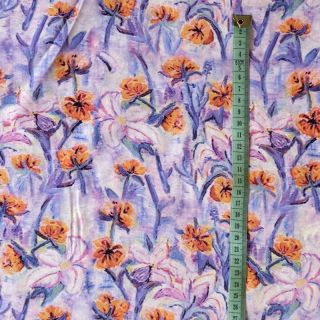 Viscoza RADIANCE Dried flower digital print