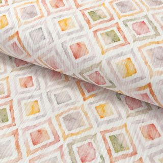Tetra Tkanina/Muslin Geo watercolour mauve digital print