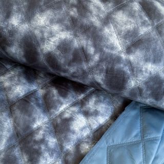 Prošivena tkanina Diamond midnight blue