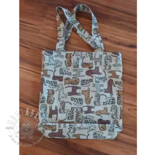 Dekorativna tkanina Linenlook Cat wildlife art