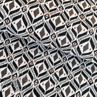 Dekorativna tkanina jacquard MOANA allover taupe