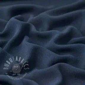 Viskoza s lanom CRINCLE navy
