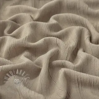 Viskoza s lanom CRINCLE sand
