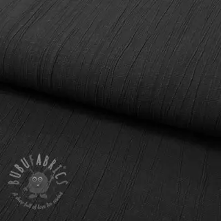 Viskoza s lanom CRINCLE black