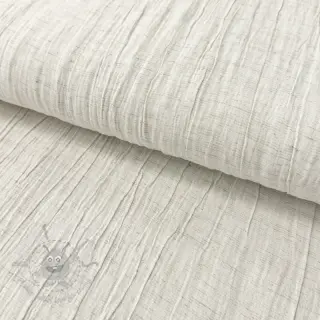 Viskoza s lanom CRINCLE off white