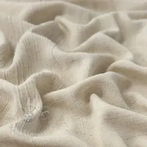 Viskoza s lanom CRINCLE SIMPLY NATURAL