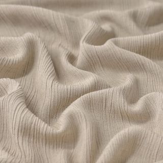 Viskoza s lanom CRINCLE beige
