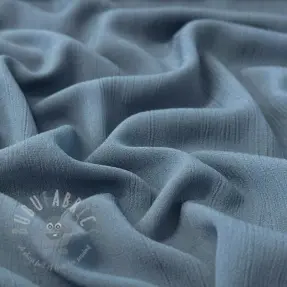 Viskoza s lanom CRINCLE blue shadow