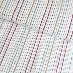 Pamučna tkanina LUREX stripes white