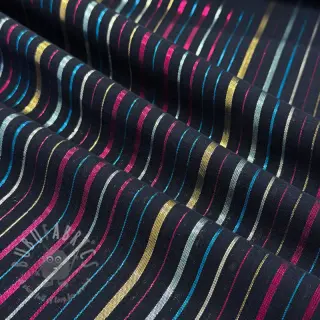 Pamuk LUREX stripes navy