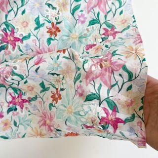 Pamučna tkanina EMBROIDERY Roserie digital print
