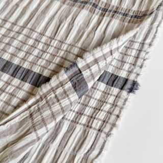Pamučna tkanina YARN DYED Check sand