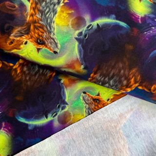 Triko Fantasy planets digital print
