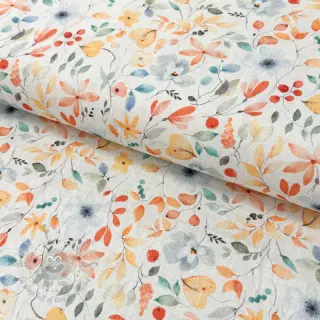 Lan s pamukom Pretty florals design D digital print
