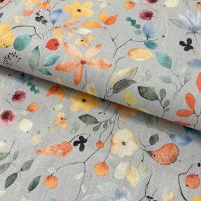 Lan s pamukom Pretty florals design B digital print