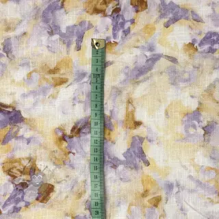 Lan s pamukom Abstract aquarel smudge digital print