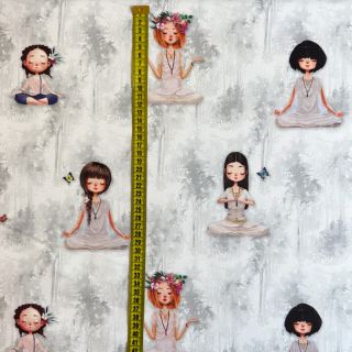 Dekorativna tkanina Meditation digital print
