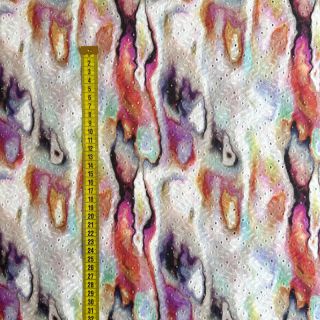 Pamučna tkanina EMBROIDERY Scattered stain digital print