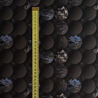 Pleteni materijal Boucle brown digital print