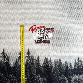 Triko Redwood black PANEL digital print