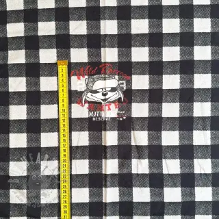 Triko Redwood black PANEL digital print