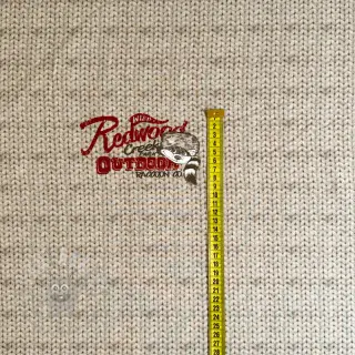 Triko Redwood red PANEL digital print