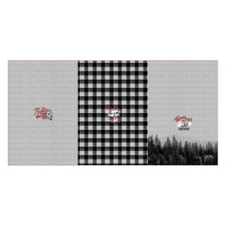 Tkanina trenirka Redwood black PANEL digital print