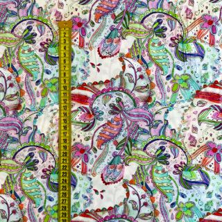 Viskoza RAYON POPLIN Fantasy floral design H digital print