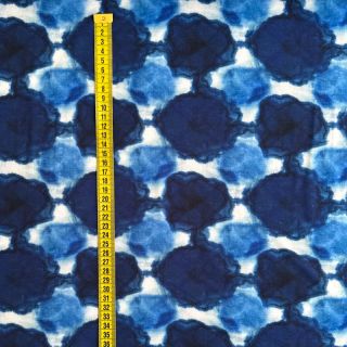 Pleteni materijal VISCOSE LYCRA HEAVY Indigo design B digital print