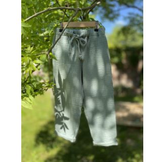 Dvoslojna gaza/muslin green ORGANIC