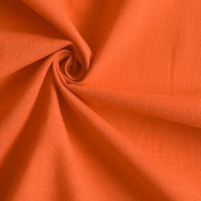 Pamučna tkanina s lanom orange