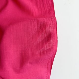 Pamučna tkanina s lanom fuchsia