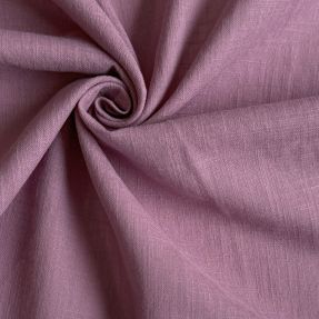 Pamučna tkanina s lanom old pink