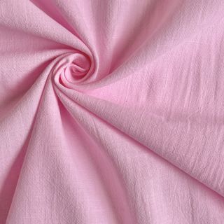 Pamučna tkanina s lanom pink
