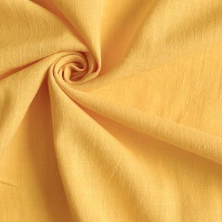 Pamučna tkanina s lanom yellow