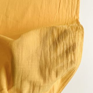 Pamučna tkanina s lanom yellow