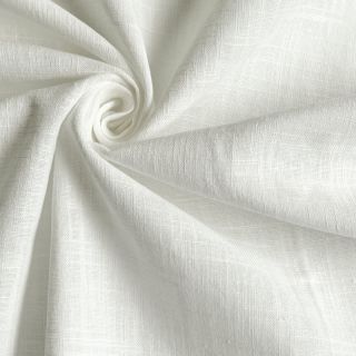 Pamučna tkanina s lanom off white